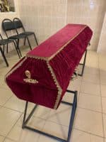 гроб бархат с золотом